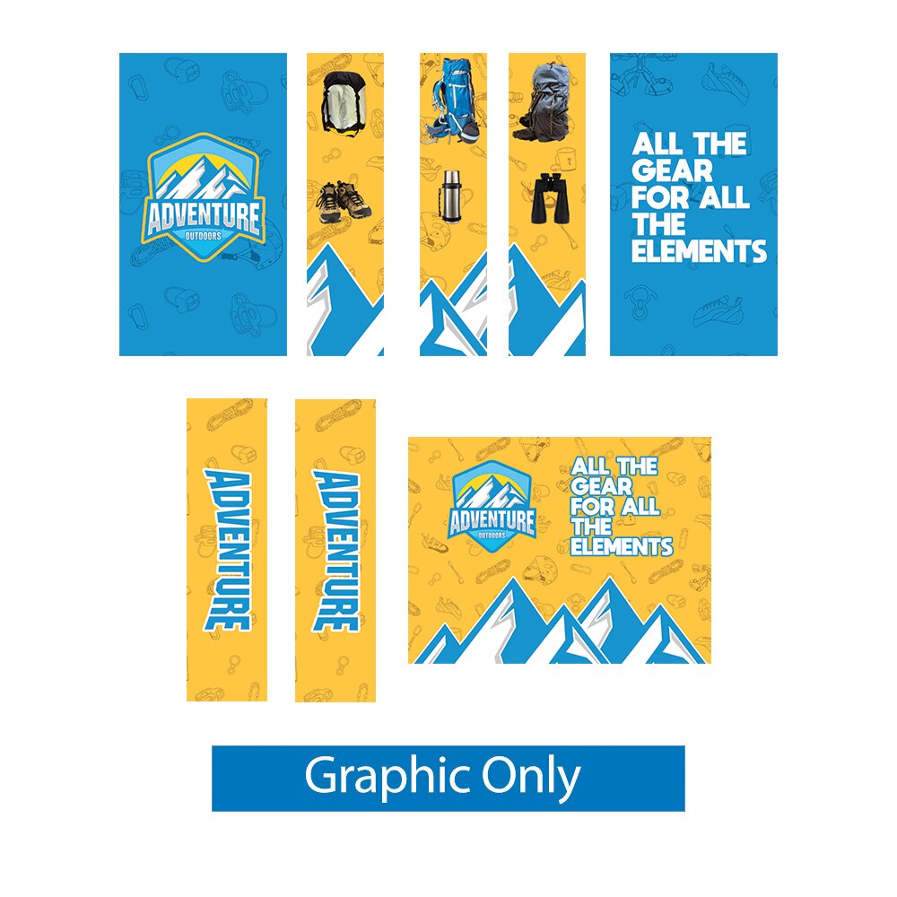 Wallbox 10ft w/Center Storage — Double Sided Graphic Only